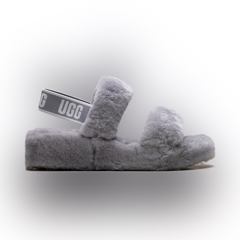 UGG® Oh Yeah Slide Slippers Women's Size 8 Soft Amethyst (Gray/Purple) BNIB